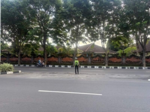Intensifkan PH Pagi, Polres Bandara Pastikan Aktivitas di Bandara Aman dan Lancar