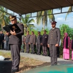 Tangis dan Penghormatan Terakhir untuk Aipda Hassan Basrin Nggasi, Polres Ende Gelar Upacara Pemakaman Kedinasan Penuh Khidmat
