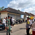 Pengamanan Bernuansa Budaya, Babinsa Pejeng Kangin Kawal Tradisi Warisan Leluhur