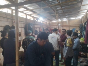 Babinsa Koramil Tegallalang Bersama Aparat Tangani Kejadian Pekerja Proyek Meninggal di Taro