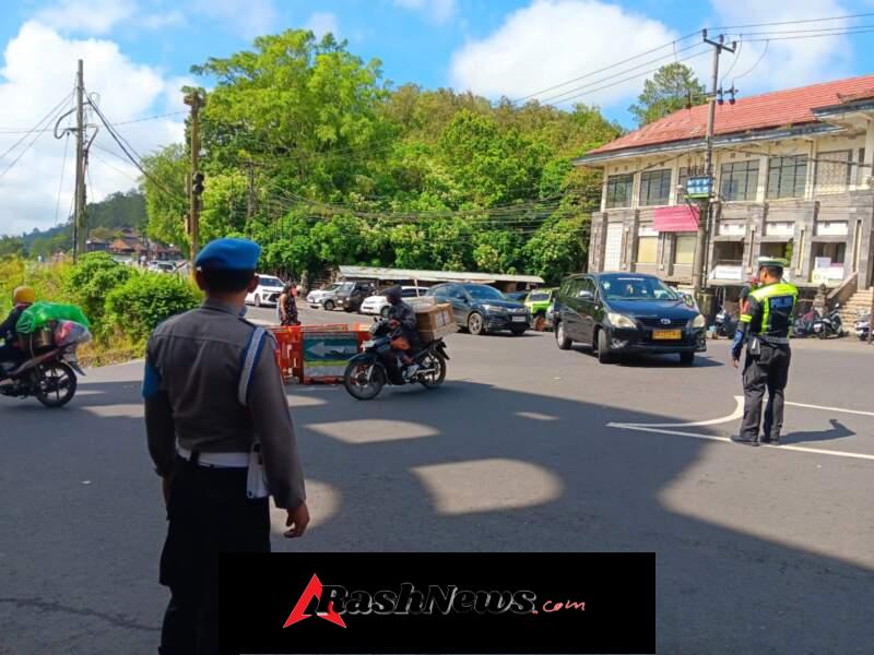 Polres Bangli Tebalkan Personel Antisipasi Lonjakan Wisatawan di Hari Libur, Utamakan Kelancaran & Kenyamanan