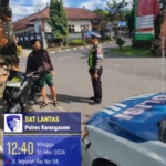 Satlantas Laksanakan Patroli Dialogis guna menjaga Kamseltibcar Lantas di seputaran Kota Amlapura