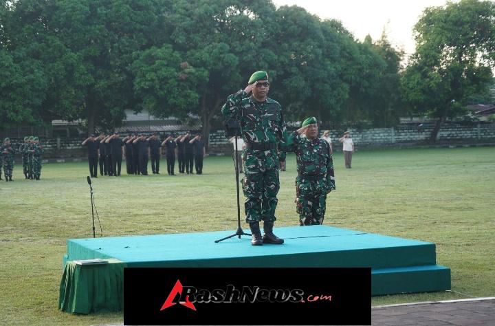 Kolonel Czi Kurniawan Pimpin Upacara Senin di Korem 163/WSa
