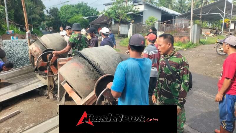 Warga Membludak! Pengecoran Jembatan Garuda Dikebut Tanpa Henti