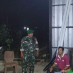 Babinsa Koramil Sekongkang Gelar Patroli Malam, Jaga Kondusivitas Wilayah