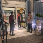 Patroli Harkamtibmas Malam Hari, Samapta Polsek Abiansemal Sambangi Perbankan & Jalur Sepi