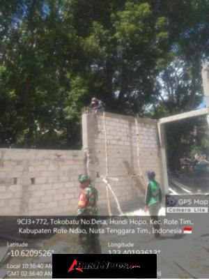 Pekerjaan Konstruksi KDKMP Hundihopo Terpantau Aman