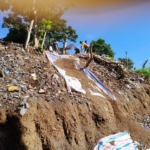 Pemasangan Papan Cor Pondasi Jembatan Perintis Garuda di Bima Sudah Dimulai