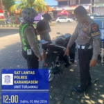 Tingkatkan Kedisiplinan Jalan Raya, Satlantas Polres Karangasem Intensifkan Tilang Manual