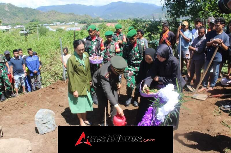 “Dandim 1608/Bima Pimpin Penghormatan Terakhir untuk Pelda Suharto”