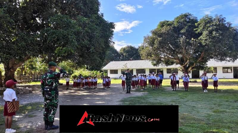 Yonarmed 12 Kostrad Bangkitkan Semangat Belajar Generasi Muda di Malaka