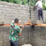 Didukung Penuh Oleh Warga, Satgas TMMD Kodim 1623/Karangasem Percepat Progres RTLH.