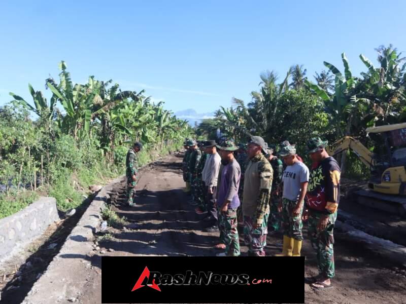 Kapten Inf M. Zuhri Pimpin Apel Pagi, Satgas TMMD Siap Tuntaskan Pentalutan Jalan Usaha Tani