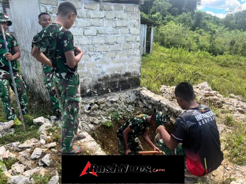 Tingkatkan Kesehatan Lingkungan, TMMD ke-128 Fokus Penggalian MCK