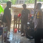 Bhabinkamtibmas Desa Kesiman Petilan Laksanakan DDS, Sampaikan Pesan Kamtibmas