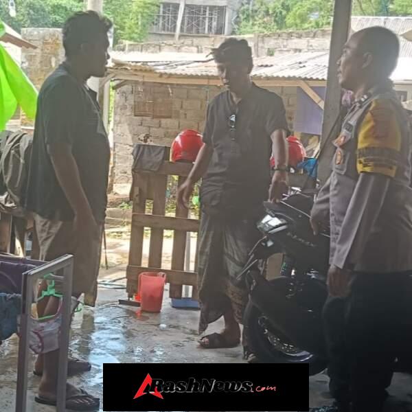 Bhabinkamtibmas Desa Kesiman Petilan Laksanakan DDS, Sampaikan Pesan Kamtibmas