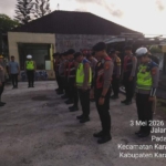 Sinergi Personel Polsek Bebandem Amankan CFD Jalur 11 Jalankan Misi “Mens Sana in Corpore Sano”