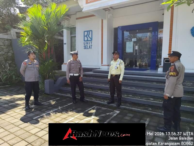 Patroli Barcode Polsek Selat Berjalan Lancar, Situasi Wilayah Tetap Kondusif