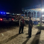 Polsek Kuta Utara Patroli  Sasar Kawasan Proyek Pembangunan Hotel Dream di Jalan Berawa.