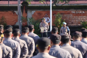 Pimpin Apel Jam Pimpinan, Wakapolres Karangasem Tekankan Marwah Institusi dan Jauhi Narkoba