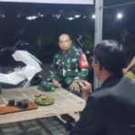 Patroli Rutin Koramil Sekongkang Berjalan Lancar, Kondisi Wilayah Tetap Kondusif