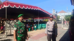 Sinergi TNI-Polri dan Sekolah, Babinsa Hadir di Pelepasan Siswa SMK Negeri 1 Singaraja