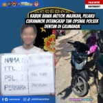 Kabur Bawa Motor Majikan, Pelaku Curanmor Ditangkap Tim Opsnal Polsek Dentim di Gilimanuk