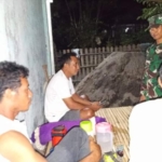 Jaga Kamtibmas, Babinsa Pekat Kongkow Bersama Warga Dusun Suka Damai