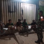 Sinergi Babinsa dan Warga, Ronda Malam di Dusun Kuta Berjalan Aman