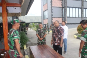 Dandim 1608/Bima Terima Silaturahmi Mantan Wali Kota Bima