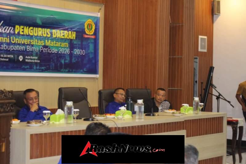 Pelantikan PD IKA UNRAM Periode 2026–2030 Berlangsung Khidmat, Forkopimda Turut Hadir