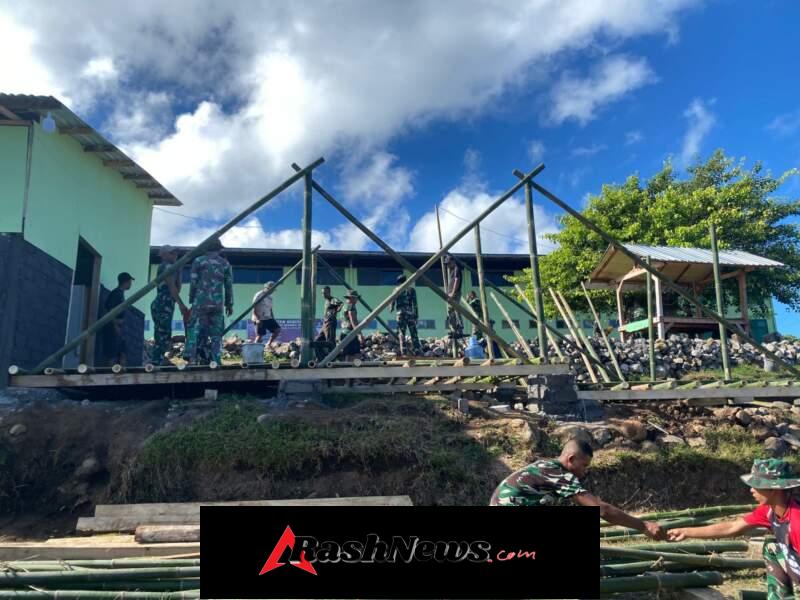 Peningkatan Fasilitas Berkelanjutan, Denma Brigif TP 31/PS Wujudkan Pangkalan yang Rapi dan Tertata
