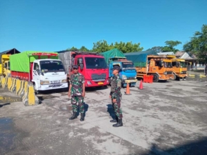 Pengamanan Pelabuhan Poto Tano Berjalan Aman dan Kondusif