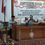 Hadiri Musda DPD FBN RI Kabupaten Klungkung, Kapten putu Agus Harap Tumbuhkan Semangat Bela Negara dan Penguatan Karakter Kebangsaan