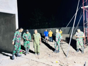 Pastikan Capaian Maksimal, Dandim 1608/Bima Cek Langsung Pembangunan KDKMP Desa Tolowata
