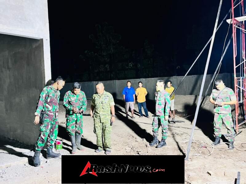 Pastikan Capaian Maksimal, Dandim 1608/Bima Cek Langsung Pembangunan KDKMP Desa Tolowata