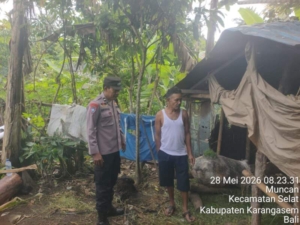 Kegiatan Sambang /Colling System Bhabinkamtibmas Temui Warga Binaan di BD. Meranggi, Desa Muncan.