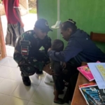 Yonarmed 12 Kostrad Wujudkan Generasi Sehat di Perbatasan Melalui Posyandu Pos Laktutus