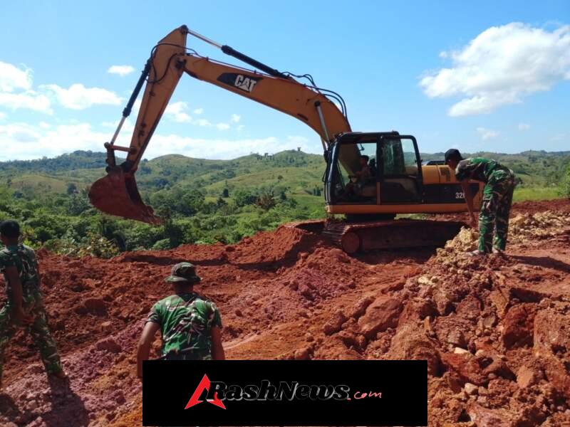TMMD Ke-128 Hadirkan Akses Jalan Baru untuk Warga Umbu Wangu