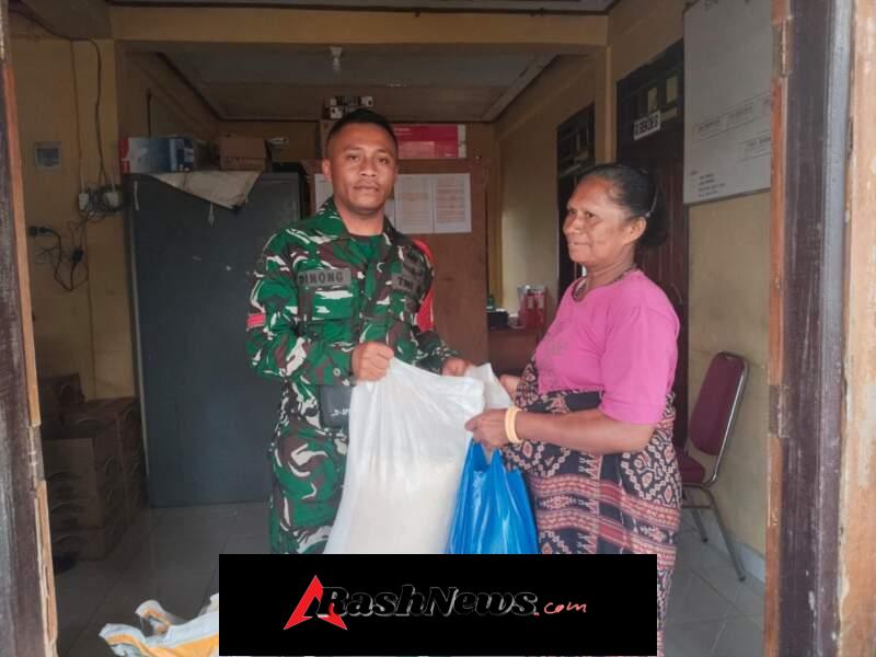 Penyaluran Bantuan Ketahanan Pangan di Baomekot Berjalan Aman dan Lancar