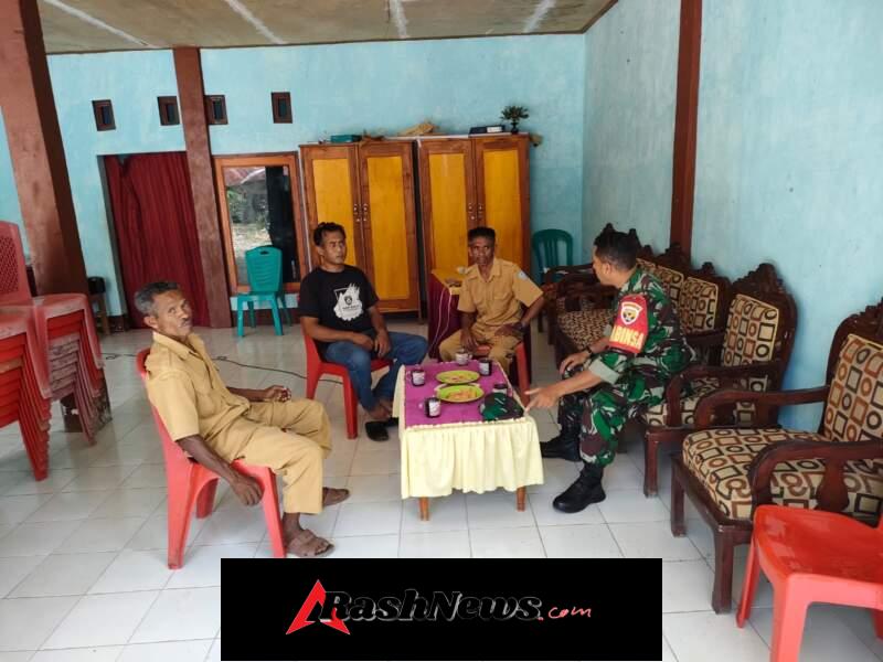 Kebersihan Modal Sehat, Babinsa Edukasi Warga Jaga Lingkungan Tetap Asri