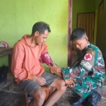 Beri Pelayanan Kesehatan, Satgas Pamtas Yonarhanud 2 Kostrad Hadir di Tengah Masyarakat