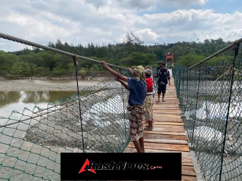 Jembatan Perintis Garuda Jadi Simbol Kebersamaan, Kodim 1618/TTU dan Warga Kiuola Bekerja Tanpa Kenal Lelah