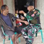 Wujud Kepedulian di Perbatasan, Satgas Yonarmed 12 Kostrad Layani Kesehatan Warga Alas Utara