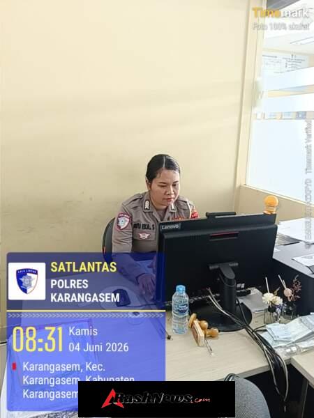 Sat Lantas Polres Karangasem Berikan Pelayanan Prima di BPKB