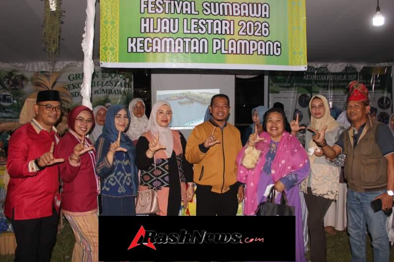 Wujud Dukungan terhadap Kelestarian Lingkungan, Ketua Persit KCK XXVI Dim 1607 Hadiri Festival Sumbawa Hijau Lestari