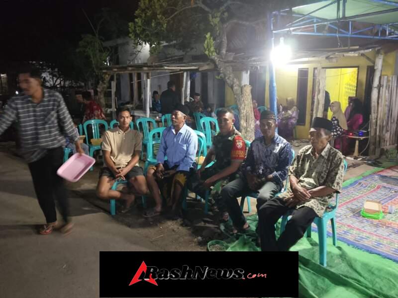 Babinsa Koramil Hu’u Hadiri Mbolo Sokongan, Perkuat Semangat Gotong Royong Warga