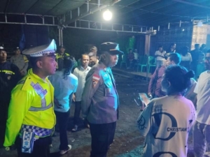 Jaga Kamtibmas pesta Komuni Suci Pertama, Polres Ende Gelar Patroli Gabungan Hingga Dini Hari