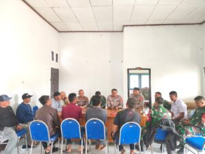 Forkopimcam Lantung Bersinergi, Danramil Ropang Dukung Langkah Menjaga Situasi Tetap Kondusif