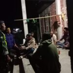 Patroli Malam Humanis, Koramil 1607-07/Lunyuk Ajak Warga Bijak Menyikapi Informasi